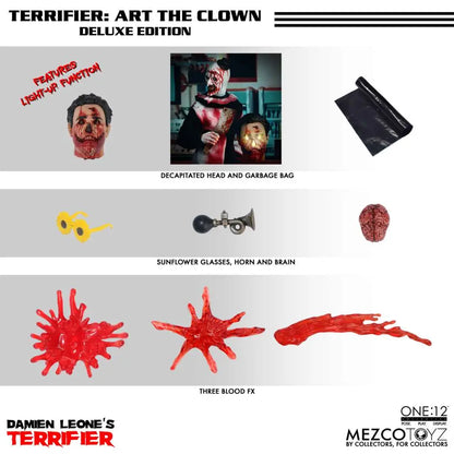MEZCO TOY - One 12 Collective Terrifier Art The Clown Dlx Af