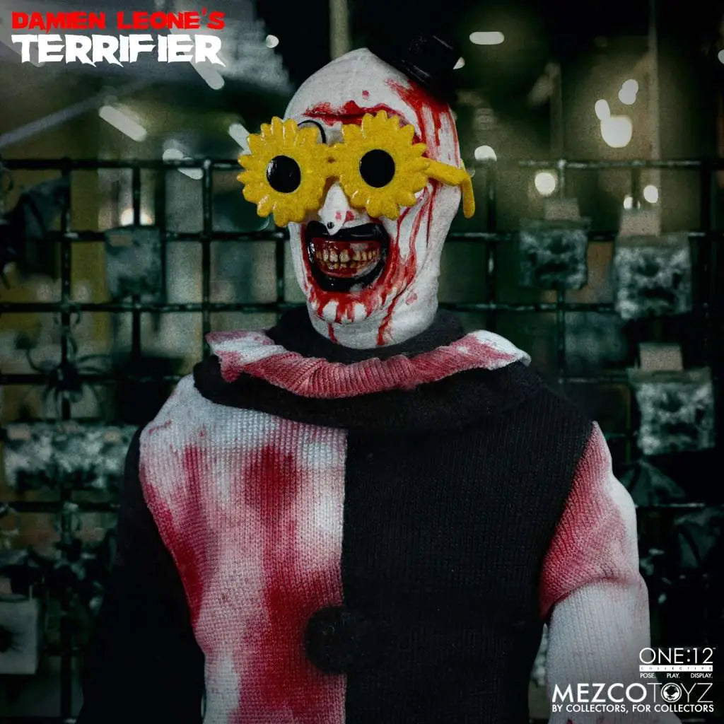 MEZCO TOY - One 12 Collective Terrifier Art The Clown Dlx Af
