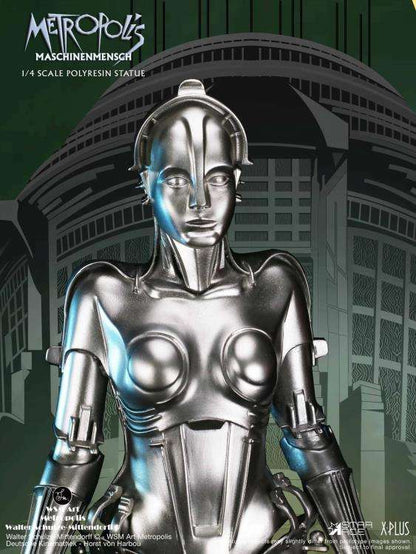 STAR ACE - Metropolis Naschinenmensch Silver 1/4 Resin Statue