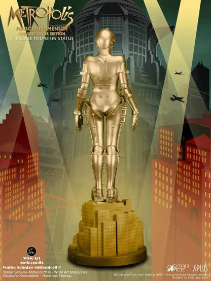 STAR ACE - Metropolis Maschinenmensch Gold 1/4 Resin Statue