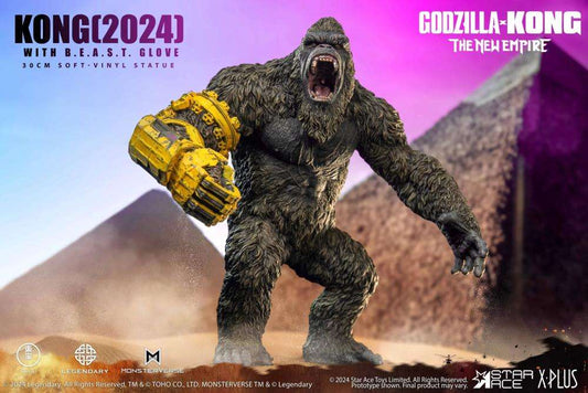 STAR ACE  - Godzilla x kong kong soft vinyl b.e.a.s.t. glove statue