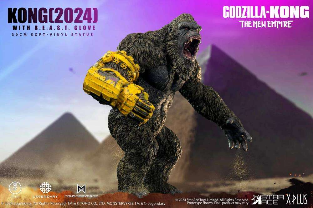 STAR ACE  - Godzilla x kong kong soft vinyl b.e.a.s.t. glove statue