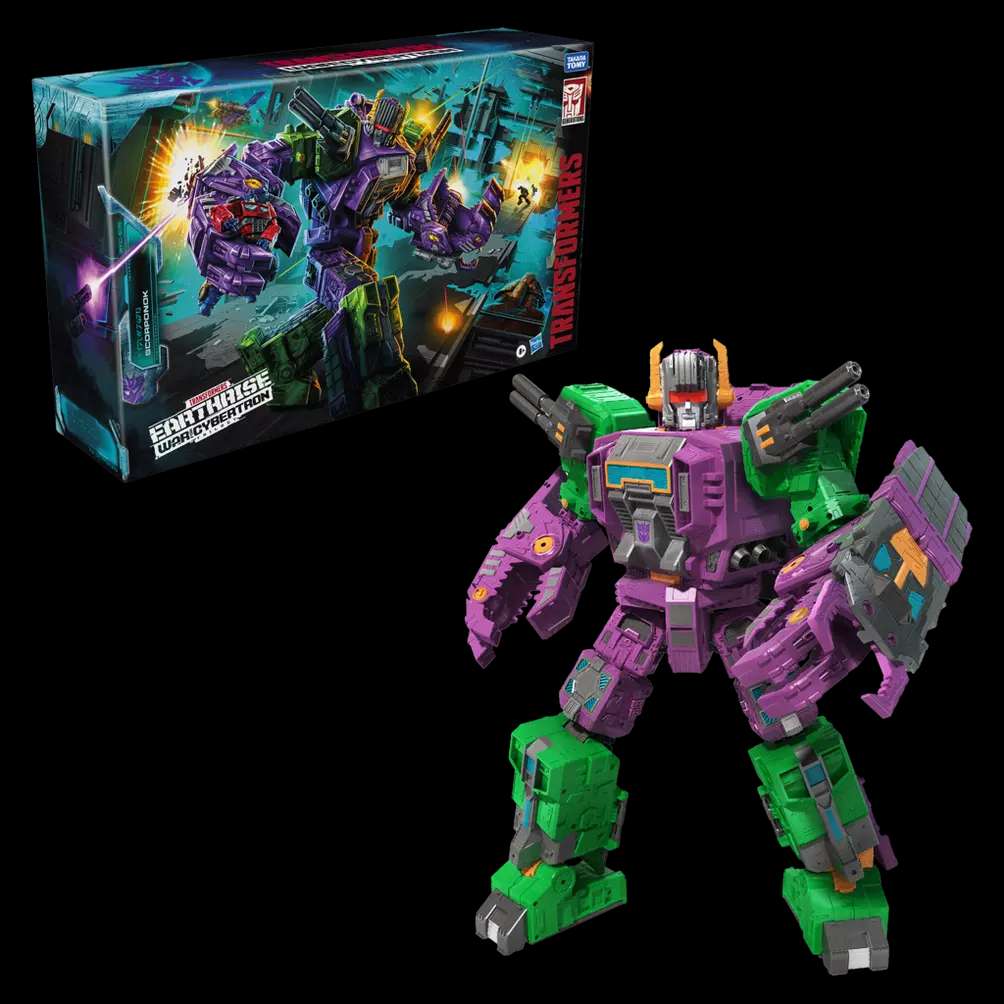 HASBRO - Transformers generations war for cybertron earthrise titan wfc-e25 scorponok action figure