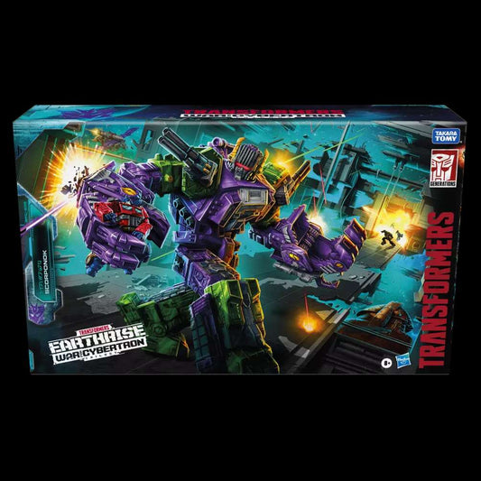 HASBRO - Transformers generations war for cybertron earthrise titan wfc-e25 scorponok action figure