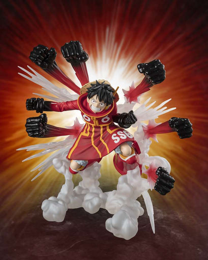 BANDAI TAMASHII - One Piece Monkey D. Luffy Gum-Gum Hawk Gatling Extra Batt Figuarts Zero