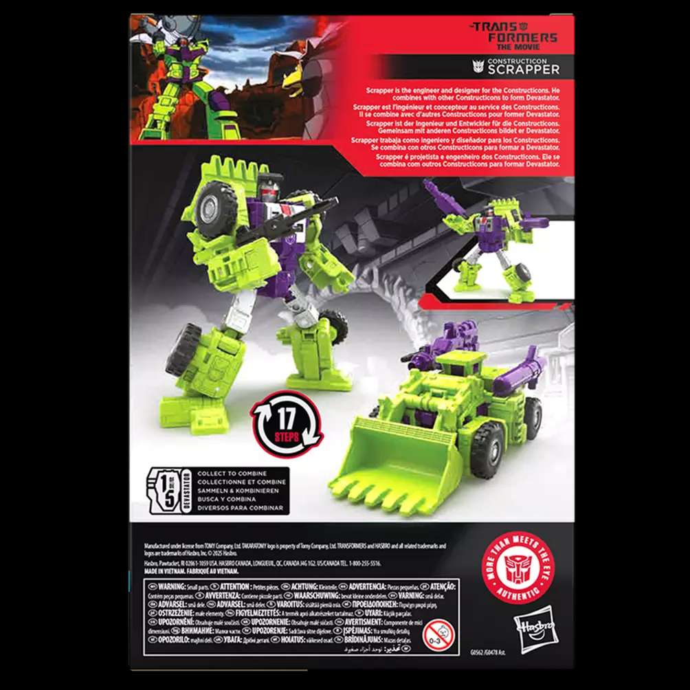 HASBRO - Transformers Studio Series The Movie Scrapper Action Figure