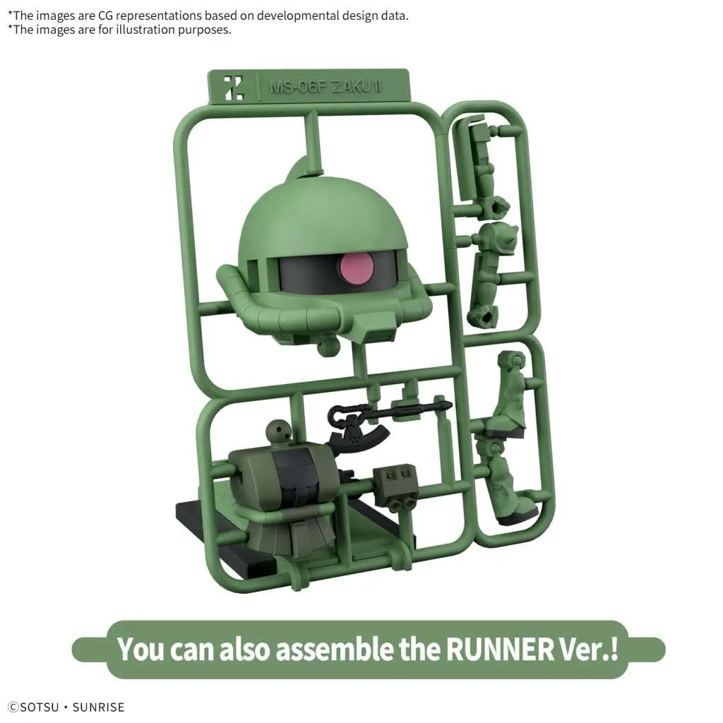 BANDAI - Zakupla-kun Dx Set With Runner Recreation Parts