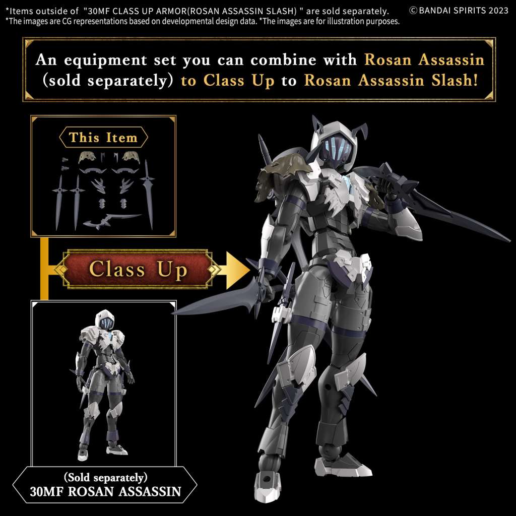 BANDAI - 30mf Class Up Armor Rosan Assassin Slash  # A-12