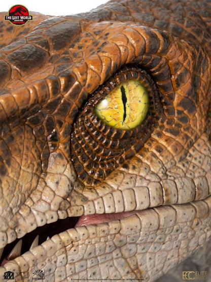 ECC - Jurassic Park The Lost World Male Velociraptor Lifesize Bust