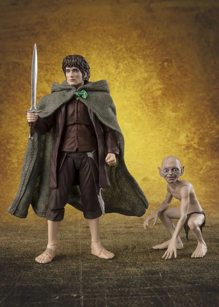 BANDAI - Lord Of The Rings Fellowship Frodo Baggins & Gollum Set Shf