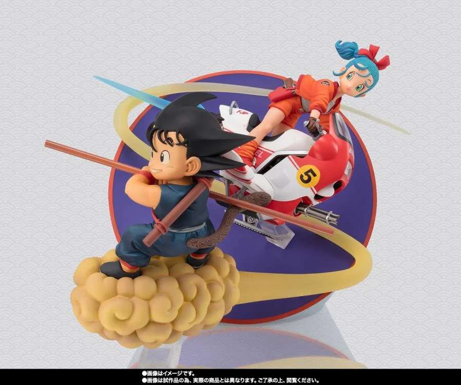BANDAI - Dragon Ball Son Goku & Bulma Figuarts Fero