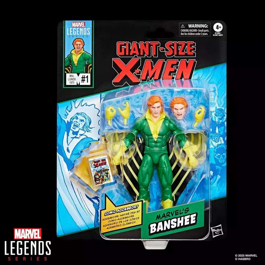 HASBRO - Marvel Legends Mini Comics X-Men Banshee Action Figure