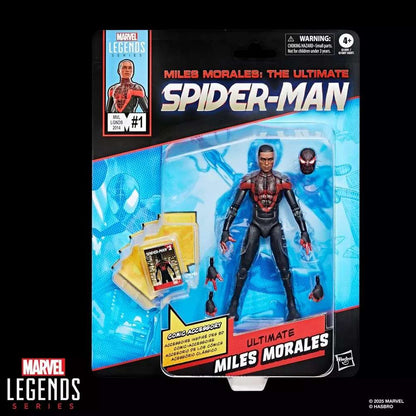 HASBRO - Marvel Legends Mini Comics Ultimate Miles Morales Spider-Man Action Figure