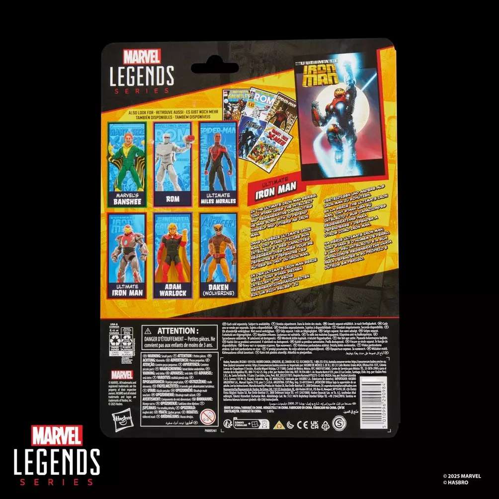 HASBRO - Marvel Legends Mini Comics Ultimate Iron Man Action Figure