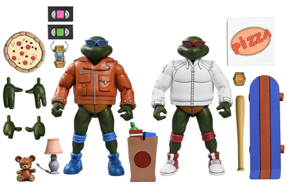 NECA - Tmnt Cartoon Punk Leo & Punk Raph 2pack Af