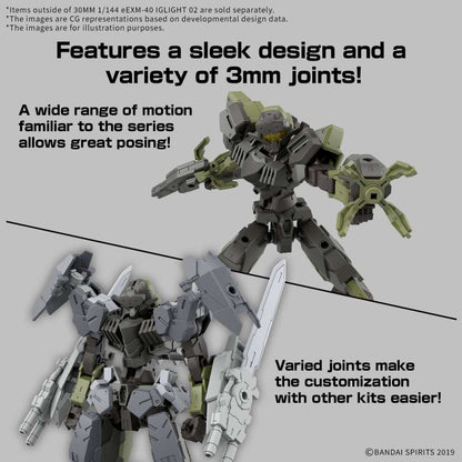 BANDAI - 30mm eexm-40 iglight 01 1/144  #71