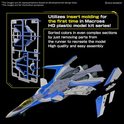 BANDAI MODEL KIT - MACROSS - hg vf-31j siegfried hayate immelmann use 1/100