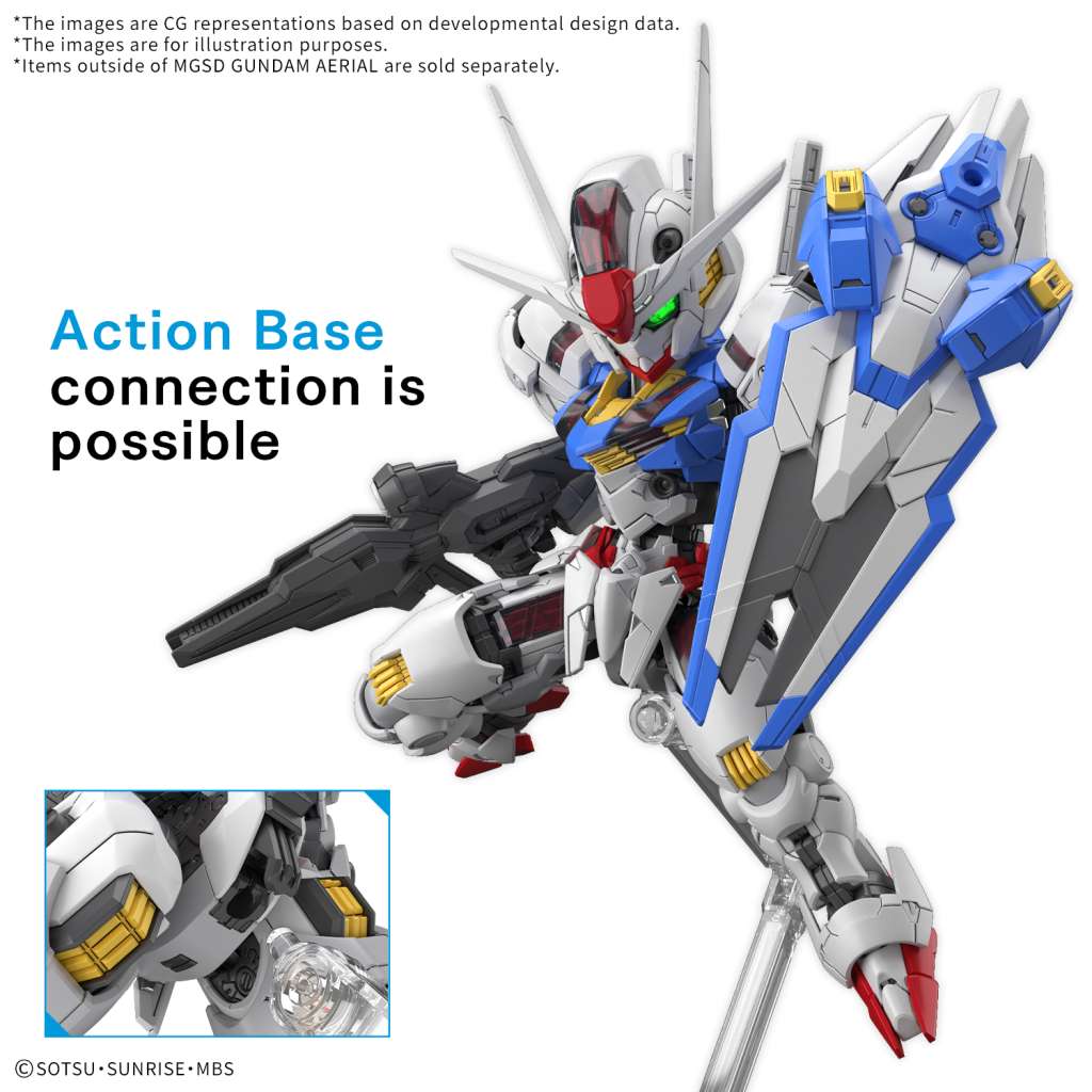 BANDAI - Mgsd Gundam Aerial