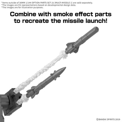 BANDAI - 30mm 1/144 Option Parts Set 21 Multi Missile 1