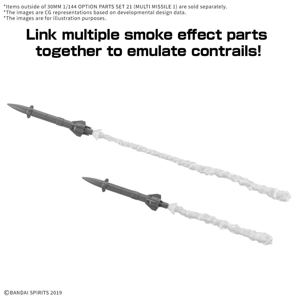BANDAI - 30mm 1/144 Option Parts Set 21 Multi Missile 1