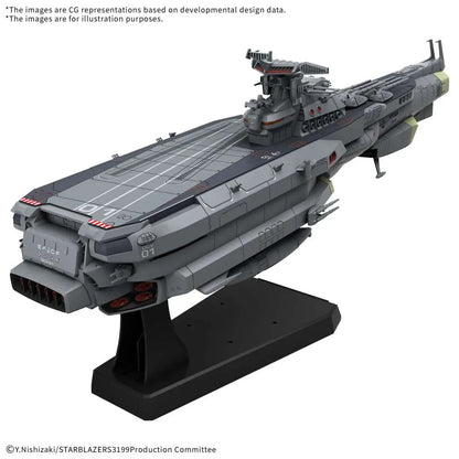BANDAI - Yamato 3199 Efcf Hyuga Class Battlecarrier Dcv-01 Hyuga 1/1000