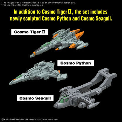 BANDAI - Yamato 3199 Efcf Hyuga Class Battlecarrier Dcv-01 Hyuga 1/1000