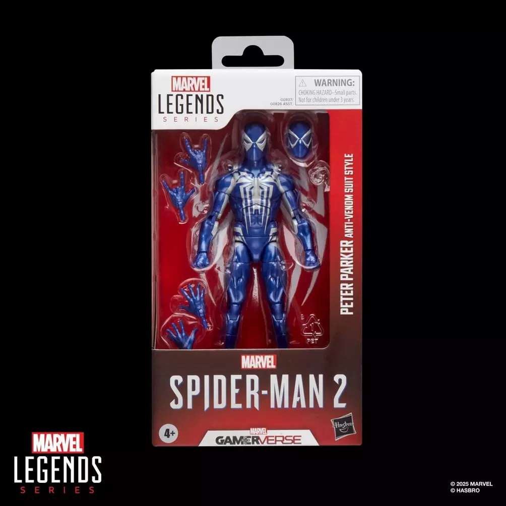 HASBRO - Marvel Legends Gamerverse Spider-Man 2 Peter Parker Anti-Venom Suit Action Figure