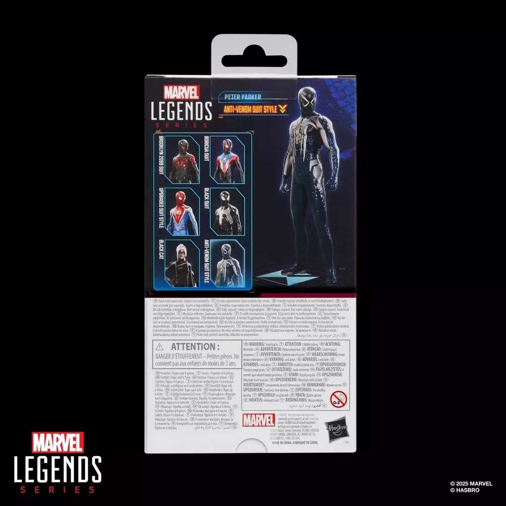 HASBRO - Marvel Legends Gamerverse Spider-Man 2 Peter Parker Anti-Venom Suit Action Figure