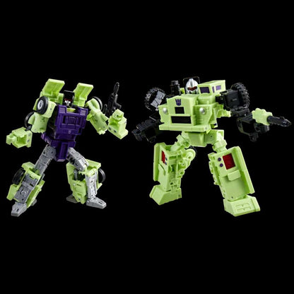 HASBRO - Transformers Studio Series Transformers The Movie Constructicons Long Haul And Hook Action Figures