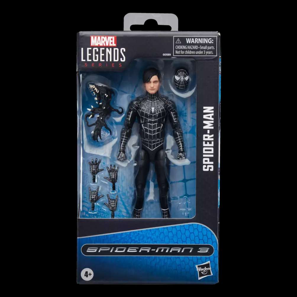 HASBRO - Marvel Legends Spider-Man 3 Black Suit Action Figure