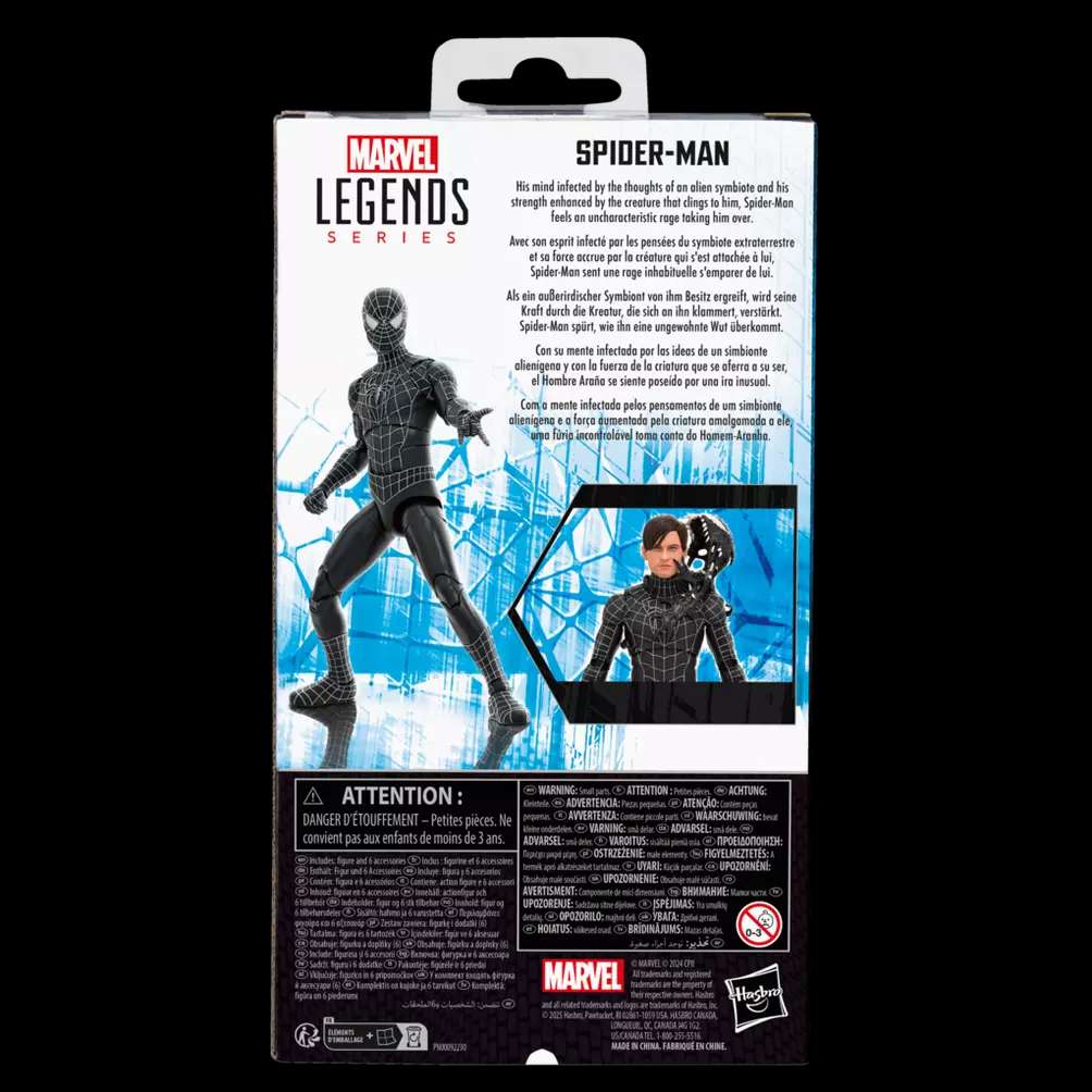 HASBRO - Marvel Legends Spider-Man 3 Black Suit Action Figure