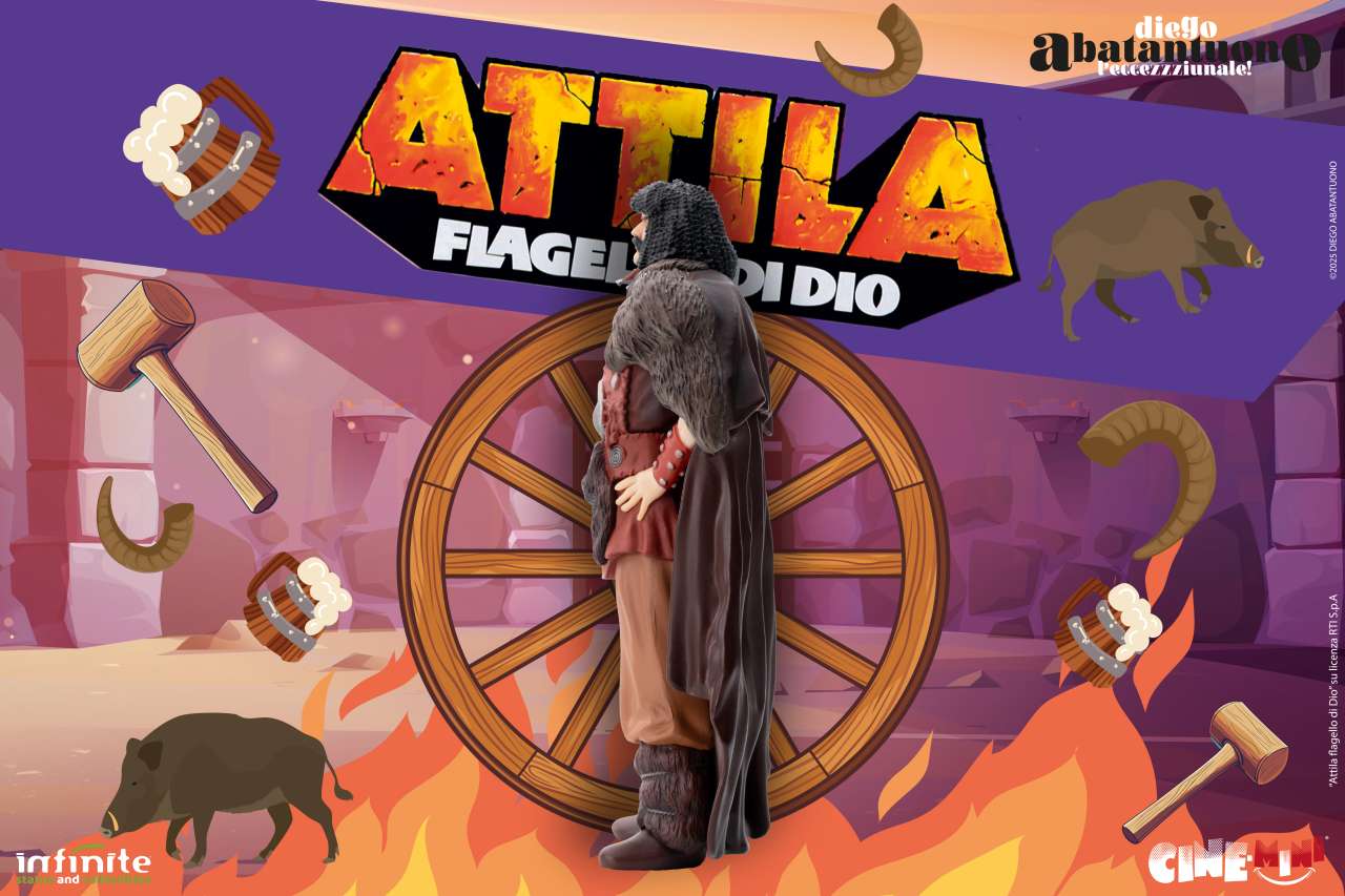 INFINITE STATUE - Diego Abatantuono Attila Il Flagello Di Dio Cine-Mini pvc
