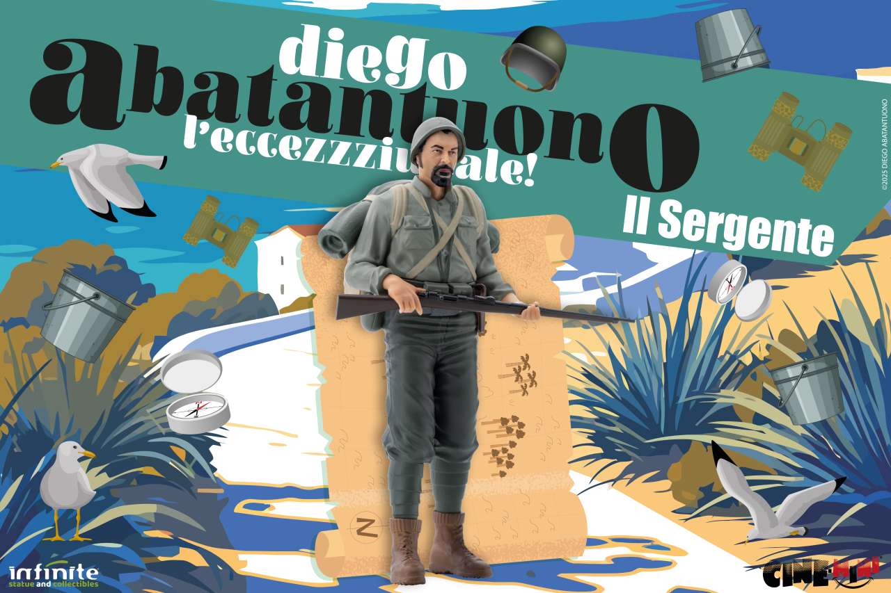 INFINITE STATUE - Diego abatantuono Sergente Lorusso Cine-Mini Pvc