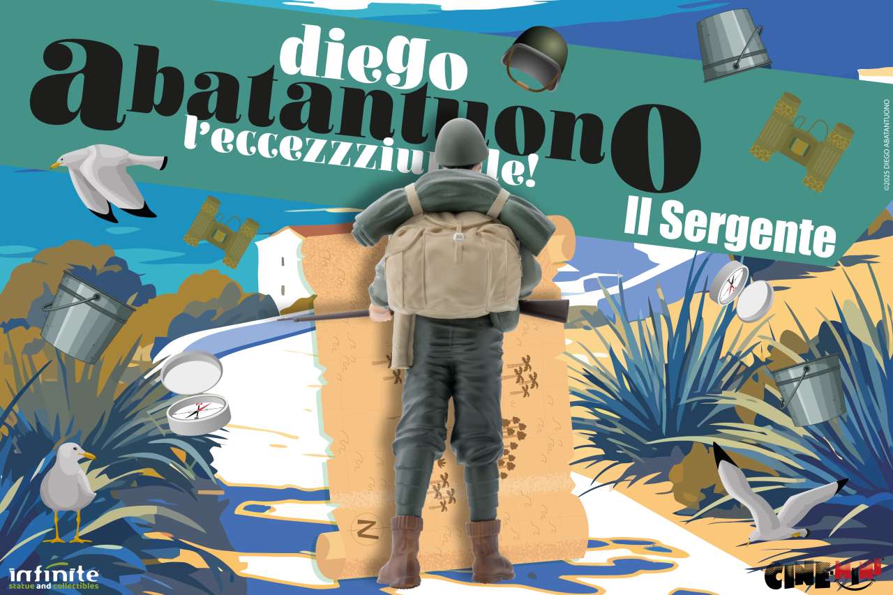 INFINITE STATUE - Diego abatantuono Sergente Lorusso Cine-Mini Pvc