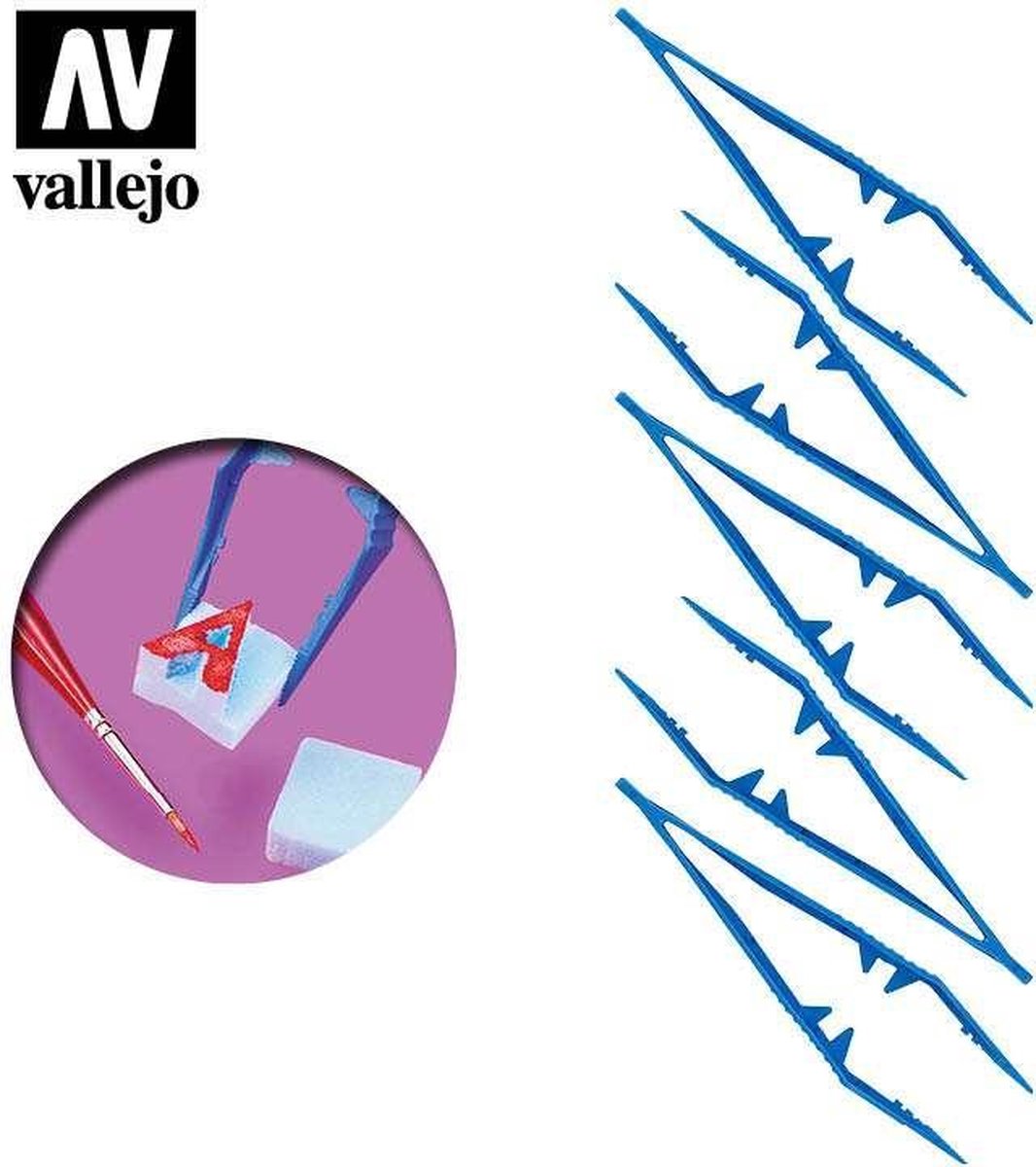 VALLEJO - Plastic Tweezers X5 T1:2006