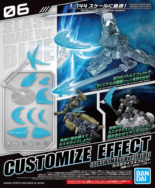 BANDAI - Gunpla - Customize Effect Slash Image Ver Blue - 06