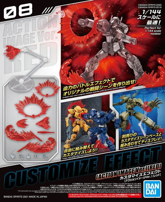 BANDAI - Customize Effect Action Image Red