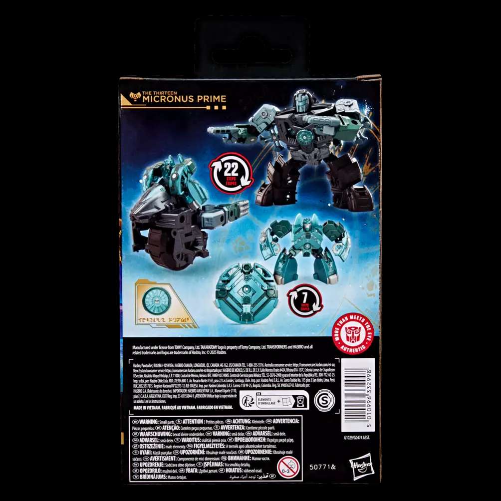 HASBRO - Transformers generation age of the primes micronus action figure