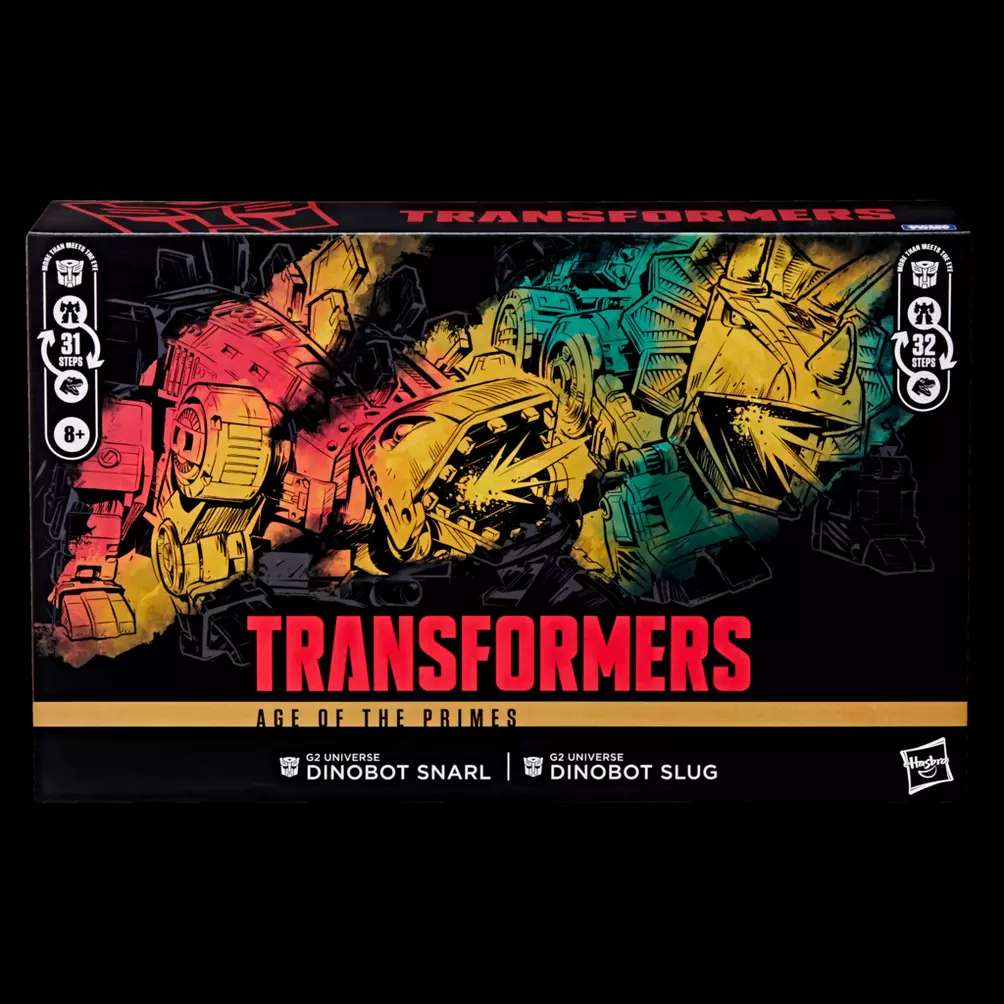 HASBRO - Transformers Generation Age Of The Primes Dinobot Slug And Snarl Action Figures