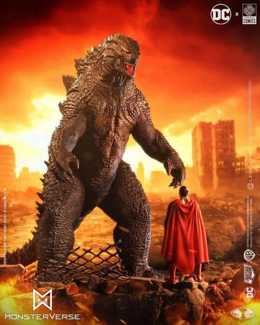 MC FARLANE TOYS - Dc Justice League Monsterverse Superman Vs Godzilla 2pk
