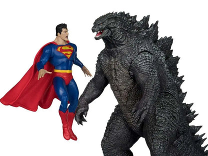 MC FARLANE TOYS - Dc Justice League Monsterverse Superman Vs Godzilla 2pk