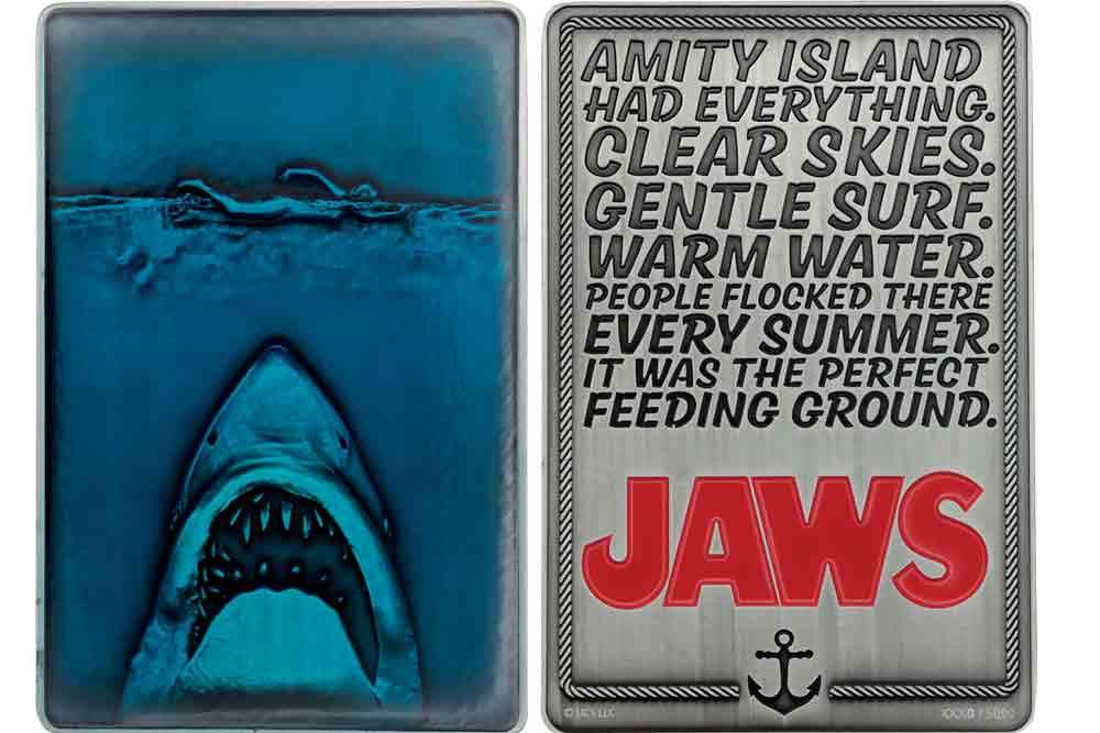 FANATTIK - Jaws 50th Anniversary Movie Poster Ingot