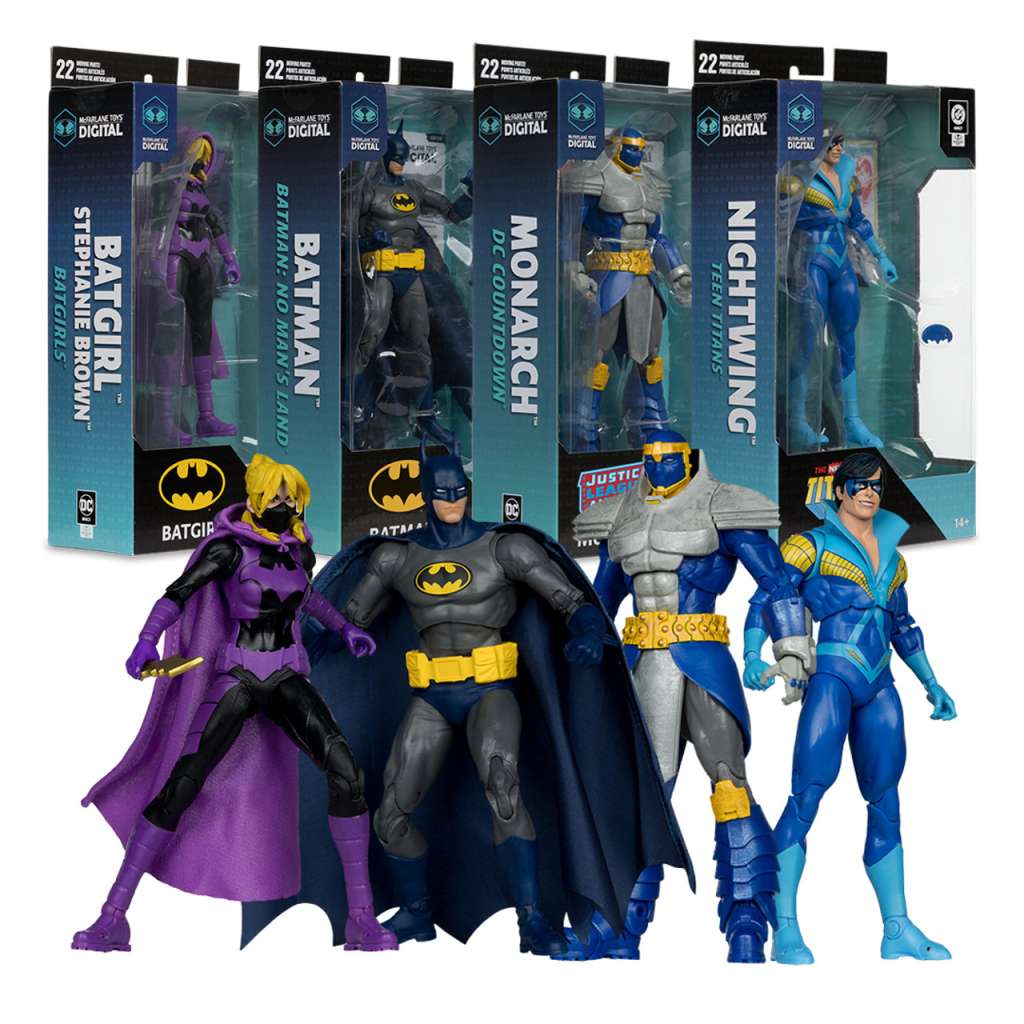 Mc FARLANE TOYS - Dc Direct Digital w.5 Action Figure Set (4)