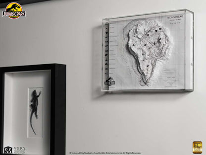 ECC - Jurassic park topographic 3d map isla nublar