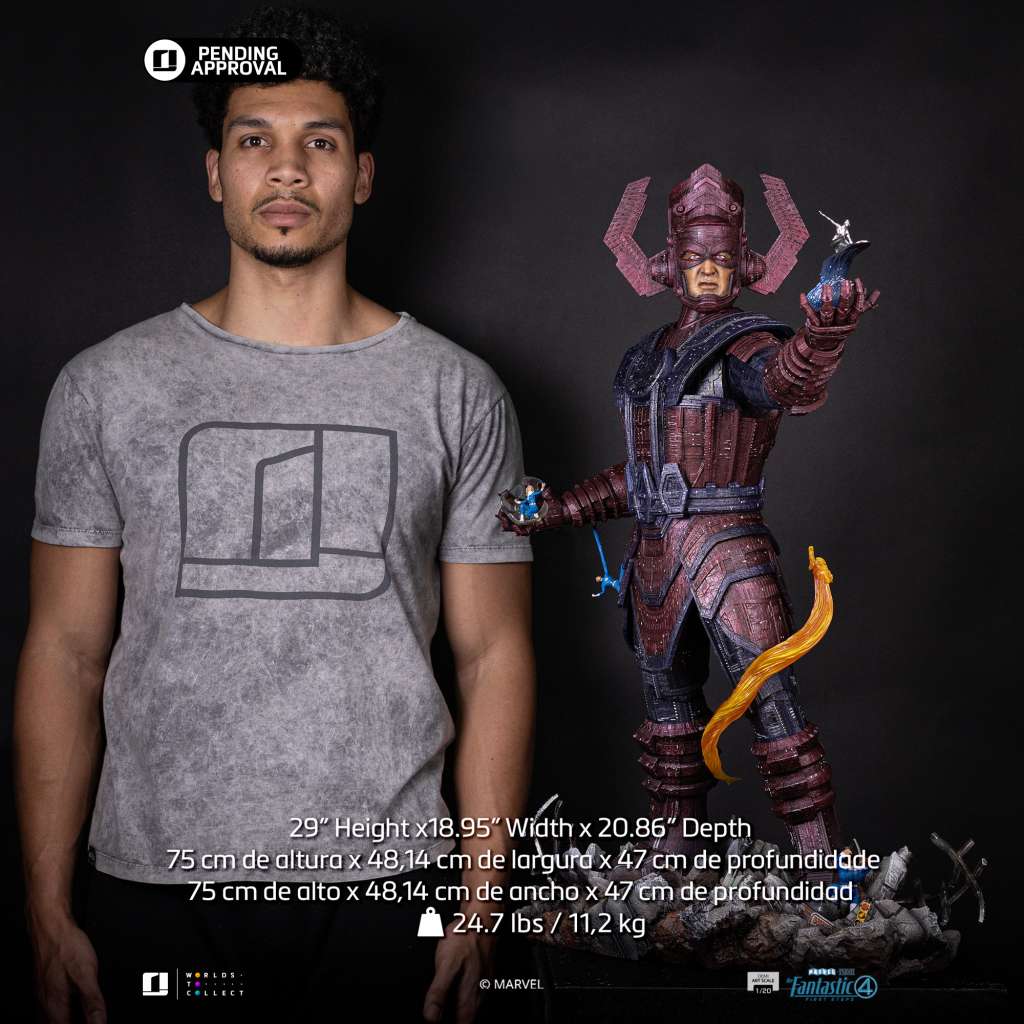 IRON STUDIOS - Fantastic Four Galactus Battle Demi Art scale 1/20 Diorama