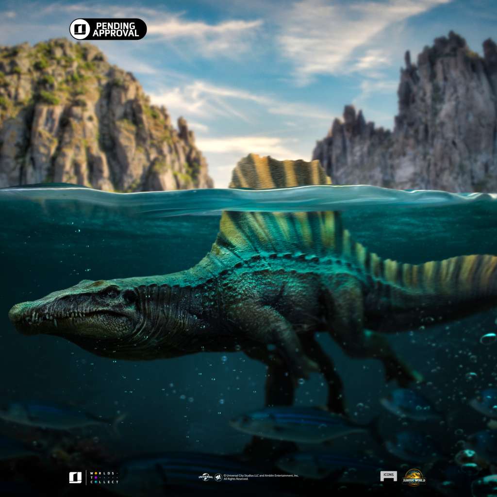 IRON STUDIOS - Jurassic World Rebirth Spinosaurus Icons Statue