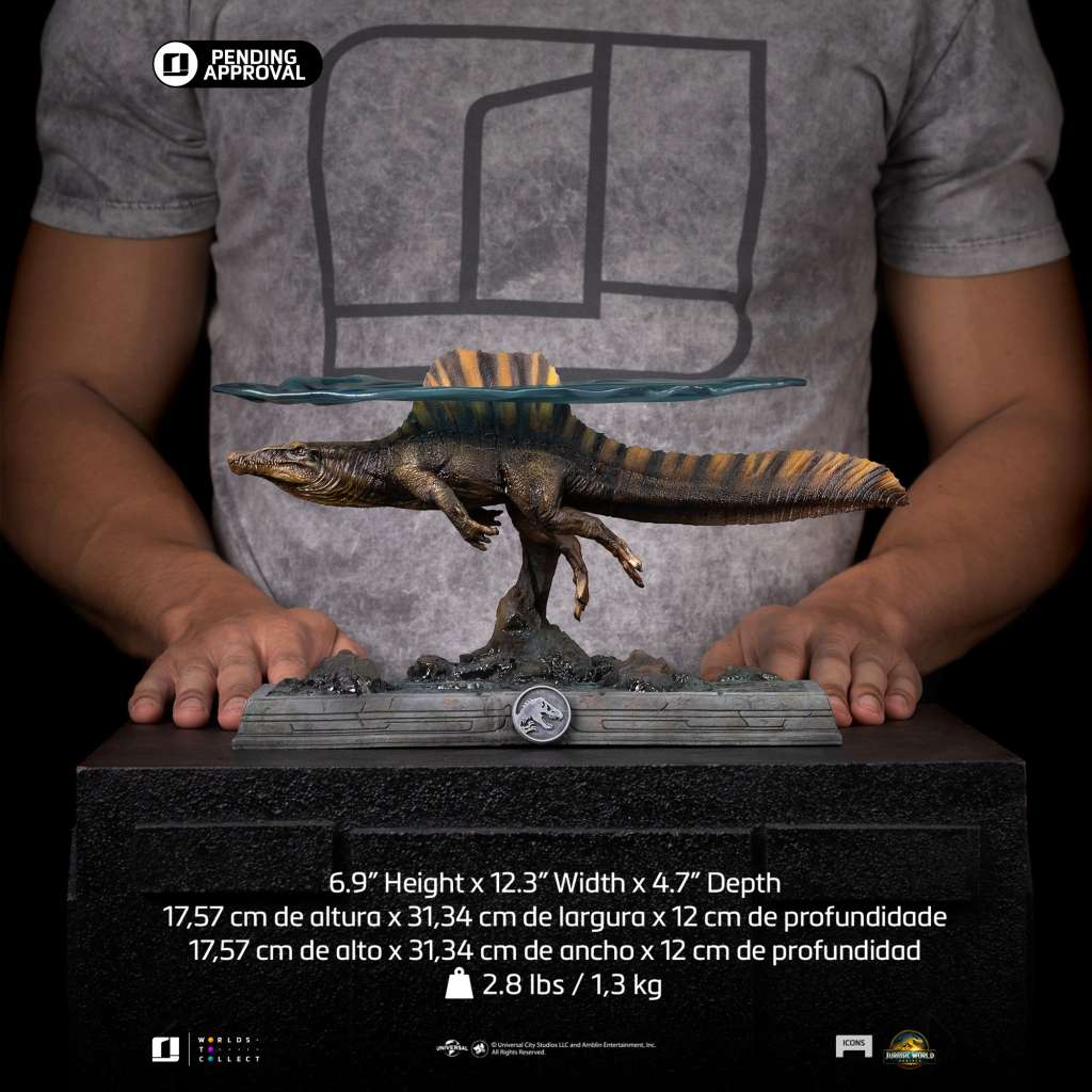 IRON STUDIOS - Jurassic World Rebirth Spinosaurus Icons Statue