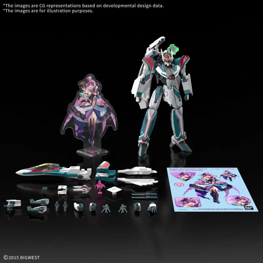 BANDAI - Hg Vf-31s Siegfried Arad Molders Use Dlx Set 1/100