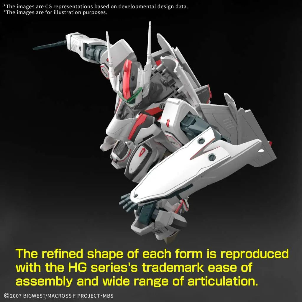 BANDAI - Hg Vf-25f Messiah Valkyrie Alto Custom Deluxe Set 1/100