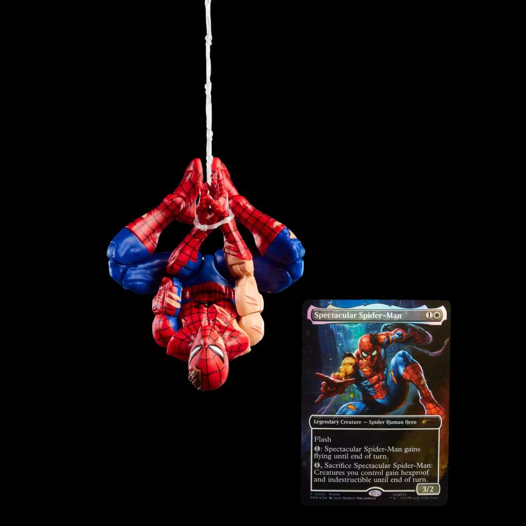 HASBRO - Marvel Legends Aagic the gathering Battle-Damaged Spider-Man Action Figure